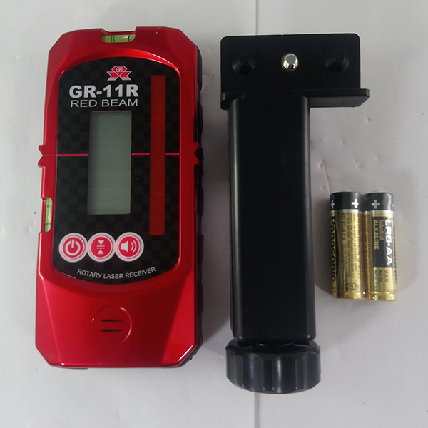 **正台灣製** GR-11R 紅光用接收器(旋轉雷射專用)